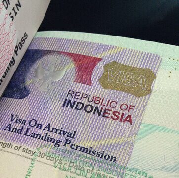 vízum Bali